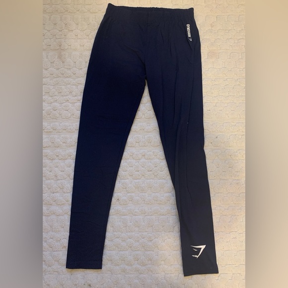 Gymshark navy arc jersey leggings size XL - Picture 1 of 3
